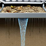 **Image Prompt 1: The Transformation of Rainwater**
    A visually engaging depiction of rainwater flowing from a Dutch rooftop gutter, transitioning through a series of transparent, modern filtration stages. Show initial "raw" water with visible impurities like leaves and sand, gradually becoming crystal clear as it passes through a multi-layered filter system. Include subtle visual cues of microscopic particles being removed. The setting is a clean, efficient utility space or an outdoor setup next to a house, emphasizing the clean water ready for use.